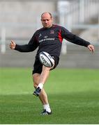 17 October 2014; Ulster's Rory Best during the squad captain's run ahead of their side's European Rugby Champions Cup 2014/15, Pool 3, Round 1, match against Leicester Tigers on Saturday. Ulster Rugby Captain's Run, Kingspan Stadium, Ravenhill Park, Belfast, Co. Antrim. Picture credit: John Dickson / SPORTSFILE