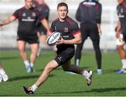 17 October 2014; Ulster's Paddy Jackson during the squad captain's run ahead of their side's European Rugby Champions Cup 2014/15, Pool 3, Round 1, match against Leicester Tigers on Saturday. Ulster Rugby Captain's Run, Kingspan Stadium, Ravenhill Park, Belfast, Co. Antrim. Picture credit: John Dickson / SPORTSFILE