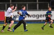 17 October 2014; Action from the Bank of Ireland half-time mini game between Seapoint RFC and Westmanstown Taggers. British & Irish Cup, Round 2, Leinster A v Jersey. Donnybrook Stadium, Donnybrook, Dublin. Picture credit: Stephen McCarthy / SPORTSFILE