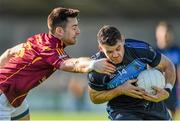 18 October 2014; Kevin McManamon, St Jude’s, in action against James Brogan, St Oliver Plunkett’s-Eoghan Ruadh. Dublin County Senior Football Championship, Semi-Final, St Oliver Plunkett’s-Eoghan Ruadh v St Jude’s, Parnell Park, Dublin. Picture credit: Stephen McCarthy / SPORTSFILE