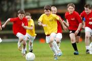 10 April 2007; Gavin O'Toole, age 8, from Dublin, shows off his skills during the 5th Annual Docklands Festival of Football,  Tolka Rovers Sports and Social Club, Griffith Avenue, Dublin. Picture credit: David Maher / SPORTSFILE