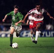 17 November 1999; David Connolly of Republic of Ireland during the UEFA European Championships Qualifier Play-Off Second Leg match between Turkey and Republic of Ireland at the Ataturk Stadium in Bursa, Turkey. Photo by Brendan Moran/Sportsfile