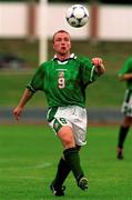 25 July 1999; Gerard Crossley of Republic of Ireland during the 1999 UEFA European U18 Championship Finals Third Place Match between Greece and Republic of Ireland at the Folkungavallen Stadium in Linköping, Sweden. Photo by David Maher/Sportsfile