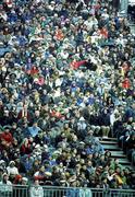 29 April 1992; Supporters watch on in seating which was being used for the first time at the international friendly match between Republic of Ireland and USA at Lansdowne Road in Dublin. Photo by David Maher/Sportsfile