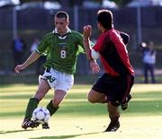 25 July 1999; Liam Miller of Republic of Ireland during the 1999 UEFA European U18 Championship Finals Third Place Match between Greece and Republic of Ireland at the Folkungavallen Stadium in Linköping, Sweden. Photo by David Maher/Sportsfile