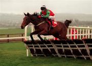 13 November 1999; Limestone Lad, with Stephen McGovern up, on their way to winning the Morgiana Hurdle at Punchestown Racecourse in Naas, Kildare. Photo by Damien Eagers/Sportsfile