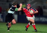 12 November 1999; Mike Mullins of Munster in action against Mel Deane of Connacht during the Guinness Interprovincial Championship match between Munster and Connacht at Thomond Park in Limerick. Photo by Brendan Moran/Sportsfile