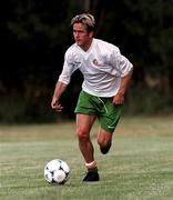 25 July 1999; Padraig Drew during a Republic of Ireland training session at Karlbergsplan in Linkoping, Sweden. Photo by David Maher/Sportsfile