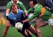 28 November 1999; Shane Ryan of Dublin in action against John Crowley of Kerry during the Church & General National Football League match between Dublin and Kerry at Parnell Park in Dublin. Photo by Aoife Rice/Sportsfile