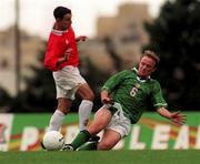 24th  Nov 1999; Thomas Butler of Republic of Ireland during the UEFA Under-18 Championship Preliminary Round match between Malta and Republic of Ireland at the Hibernians Football Ground in Paola, Malta. Photo by David Maher/Sportsfile