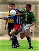 22 November 1999; Thomas Butler of Republic of Ireland during the UEFA Under 18 Championship Preliminary Round match between Republic of Ireland and Liechenstein at the National Stadium in Ta' Qali, Malta. Photo by David Maher/Sportsfile