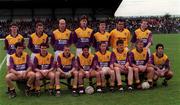 10 May 1998; The Wexford team ahead of the Bank of Ireland Leinster GAA Football Senior Championship First Round Replay match between Longford and Wexford at Pearse Park in Longford. Photo by Ray McManus/Sportsfile