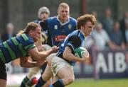 14 April 2007; Colin McNay, Coleraine, is tackled by Ben Focas, Seapoint. AIB Junior Cup Final, Seapoint v Coleraine, Dubarry Park, Athlone, Co. Westmeath. Picture credit; Matt Browne / SPORTSFILE