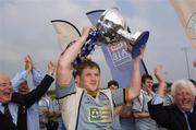 14 April 2007; Paul Neville, Garryowen captain, lifts the cup after victory against Belfast Harlequins. AIB Senior Cup Final, Garryowen v Belfast Harlequins, Dubarry Park, Athlone, Co. Westmeath. Picture credit; Matt Browne / SPORTSFILE