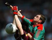 15 April 2007; Keith Higgins, Mayo, in action against Michael Meehan, Galway. Allianz National Football League Semi - Final, Division 1, Mayo v Galway, Croke Park, Dublin. Picture credit; David Maher / SPORTSFILE
