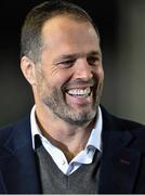 18 October 2014; BT Sport presenter Martin Bayfield. European Rugby Champions Cup 2014/15, Pool 3, Round 1, Leicester Tigers v Ulster, Welford Road, Leicester, England. Picture credit: Ramsey Cardy / SPORTSFILE