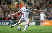 18 October 2014; Paddy Jackson, Ulster. European Rugby Champions Cup 2014/15, Pool 3, Round 1, Leicester Tigers v Ulster, Welford Road, Leicester, England. Picture credit: John Dickson / SPORTSFILE