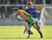 19 October 2014; Kieran Fitzgerald, Corofin, in action against Shane Connaughton, St Michael's. Galway County Senior Football Championship Final, Corofin v St Michael's, Tuam Stadium, Tuam, Co. Galway. Picture credit: Ray Ryan / SPORTSFILE