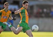 19 October 2014;  Michael Farragher, Corofin, scores a goal against St Michael's. Galway County Senior Football Championship Final, Corofin v St Michael's, Tuam Stadium, Tuam, Co. Galway. Picture credit: Ray Ryan / SPORTSFILE