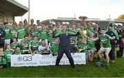 19 October 2014; Kilmallock's Liam Walsh and team-mates celebrate with the cup after victory over Na Piarsaigh. Limerick County Senior Hurling Championship Final, Na Piarsaigh v Kilmallock, Gaelic Grounds, Limerick. Picture credit: Diarmuid Greene / SPORTSFILE