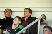 19 October 2014; Jack O'Connor, Kerry minor football manager, watches his sons Cian and Éanna playing for Moorefield. Kildare County Senior Football Championship Final, Sarsfields v Moorefield, St Conleth's Park, Newbridge, Co. Kildare. Picture credit: Piaras Ó Mídheach / SPORTSFILE
