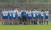 14 April 2007; The Monghan team before the start of the game. Cadbury U21 Ulster Football Final, Armagh v Monaghan, Healy Park, Omagh, Co. Tyrone. Picture credit; Paul Mohan / SPORTSFILE
