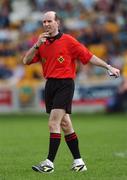 15 April 2007; Referee Michael Collins. Allianz National Football League, Division 2A, Offaly v Roscommon, O'Connor Park, Tullamore, Co. Offaly. Picture credit; Brian Lawless / SPORTSFILE