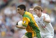15 April 2007; Paddy Campbell, Donegal, in action against Tomas O'Connor, Kildare. Allianz National Football League Semi - Final, Division 1, Donegal v Kildare, Croke Park, Dublin. Picture credit; Matt Browne / SPORTSFILE