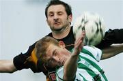 20 April 2007; Paul Dunphy, Bray Wanderers, in action against Daragh Ryan, Cork City. eircom League Premier Division, Bray Wanderers v Cork City, Carlisle Grounds, Bray, Co. Wicklow. Picture credit; Matt Browne / SPORTSFILE