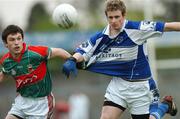 21 April 2007; Chris Barrett, Mayo, in action against Mark Timmons, Laois. Cadbury All-Ireland U21 Football Championship Semi-Final, Mayo v Laois, Dr Hyde Park, Co. Roscommon. Picture credit; Paul Mohan / SPORTSFILE