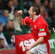 21 April 2007; Daniel Lyons, Cliftonville, celebrates his goal. Carnegie Premier League, Cliftonville v Glentoran, Solitude, Belfast, Co. Antrim. Picture credit; Russell Pritchard / SPORTSFILE