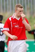 21 April 2007; David McAlinden, Cliftonville, holds his nose after getting elbowed in the face. Carnegie Premier League, Cliftonville v Glentoran, Solitude, Belfast, Co. Antrim. Picture credit; Russell Pritchard / SPORTSFILE