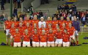 21 April 2007; The Cork team. Suzuki Ladies National Football League Division 1 Semi-Final, Cork v Mayo, Banagher, Co. Offaly. Picture credit; Matt Browne / SPORTSFILE