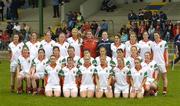 21 April 2007;The Mayo team. Suzuki Ladies National Football League Division 1 Semi-Final, Cork v Mayo, Banagher, Co. Offaly. Picture credit; Matt Browne / SPORTSFILE