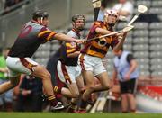 22 April 2007; Steven Daniels, De La Salle, Waterford, in action against Shane Maher, Kilkenny CBS. All-Ireland Colleges Senior A Hurling Final, De La Salle, Waterford v Kilkenny CBS, Croke Park, Dublin. Picture credit: Pat Murphy / SPORTSFILE