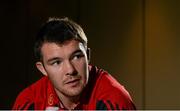 20 October 2014; Munster's Peter O'Mahony during a press conference ahead of their European Rugby Champions Cup, Pool 1, Round 2, match against Saracens on Friday. Castletroy Park Hotel, Limerick. Picture credit: Diarmuid Greene / SPORTSFILE