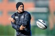 21 October 2014; Leinster's Jimmy Gopperth in action during squad training ahead of their European Rugby Champions Cup, Pool 2, Round 2, match against Castres on Sunday. Leinster Rugby Squad Training, Rosemount, Belfield, Dublin. Picture credit: Ramsey Cardy / SPORTSFILE