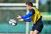 21 October 2014; Leinster's Luke McGrath in action during squad training ahead of their European Rugby Champions Cup, Pool 2, Round 2, match against Castres on Sunday. Leinster Rugby Squad Training, Rosemount, Belfield, Dublin. Picture credit: Ramsey Cardy / SPORTSFILE