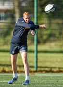 21 October 2014; Leinster's Darragh Fanning in action during squad training ahead of their European Rugby Champions Cup, Pool 2, Round 2, match against Castres on Sunday. Leinster Rugby Squad Training, Rosemount, Belfield, Dublin. Picture credit: Ramsey Cardy / SPORTSFILE