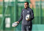 21 October 2014; Leinster scrum coach Marco Caputo during squad training ahead of their European Rugby Champions Cup, Pool 2, Round 2, match against Castres on Sunday. Leinster Rugby Squad Training, Rosemount, Belfield, Dublin. Picture credit: Ramsey Cardy / SPORTSFILE