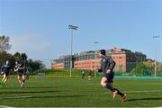 21 October 2014; Leinster's Luke Fitzgerald in action during squad training ahead of their European Rugby Champions Cup, Pool 2, Round 2, match against Castres on Sunday. Leinster Rugby Squad Training, Rosemount, Belfield, Dublin. Picture credit: Ramsey Cardy / SPORTSFILE