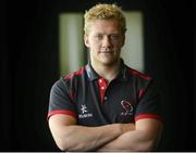 21 October 2014; Ulster Rugby's Stuart Olding during a press conference ahead of their European Rugby Champions Cup Pool3, Round 2, match against Toulon on Saturday. Ulster Rugby Press Conference, Kingspan Stadium, Ravenhill Park, Belfast, Co. Antrim.