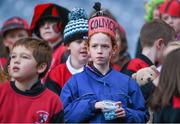 23 October 2014; St. Colmcille's SNS, Knocklyon, supporters watch the Austin Finn Shield final. Allianz Cumann na mBunscol Finals, Croke Park, Dublin. Picture credit: Pat Murphy / SPORTSFILE