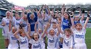 23 October 2014; The Bishop Galvin NS, Templeogue, squad celebrate after winning the Austin Finn Shield final. Allianz Cumann na mBunscol Finals, Croke Park, Dublin. Picture credit: Pat Murphy / SPORTSFILE