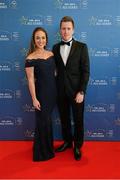 24 October 2014; Mayo footballer Cillian O'Connor and Ciara Ruddy at the GAA GPA All-Star Awards 2014, sponsored by Opel, in the Convention Centre, Dublin. Picture credit: Brendan Moran / SPORTSFILE