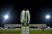 24 October 2014; The SSE Airtricity League Premier Division trophy ahead of the game. SSE Airtricity League Premier Division, Dundalk v Cork City, Oriel Park, Dundalk, Co. Louth. Picture credit: Ramsey Cardy / SPORTSFILE