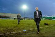 24 October 2014; Cork City manager John Caulfield ahead of the game. SSE Airtricity League Premier Division, Dundalk v Cork City, Oriel Park, Dundalk, Co. Louth. Picture credit: Ramsey Cardy / SPORTSFILE