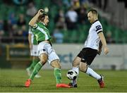 24 October 2014; Stephen O'Donnell, Dundalk, in action against Gearoid Morrissey, Cork City. SSE Airtricity League Premier Division, Dundalk v Cork City, Oriel Park, Dundalk, Co. Louth. Picture credit: Ramsey Cardy / SPORTSFILE