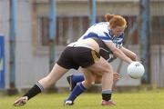 19 April 2007; Noelle Tierney, St Josephs, Castlebar, Mayo, in action against Gillian McGrath, Ard Scoil nDeise, Dungarvan, Waterford. Pat The Baker Post Primary Schools All-Ireland Senior C Finals, St Josephs, Castlebar, Mayo v Ard Scoil nDeise, Dungarvan, Waterford, Cusack park, Ennis, Co. Clare. Picture credit: Pat Murphy / SPORTSFILE