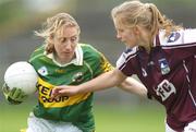 22 April 2007; Geraldine O Se, Kerry, in action against Claire Molloy, Galway. Suzuki Ladies National Football League, Division 1 Semi-Final, Galway v Kerry, Tuam Stadium, Tuam, Co. Galway. Picture credit: Ray Ryan / SPORTSFILE